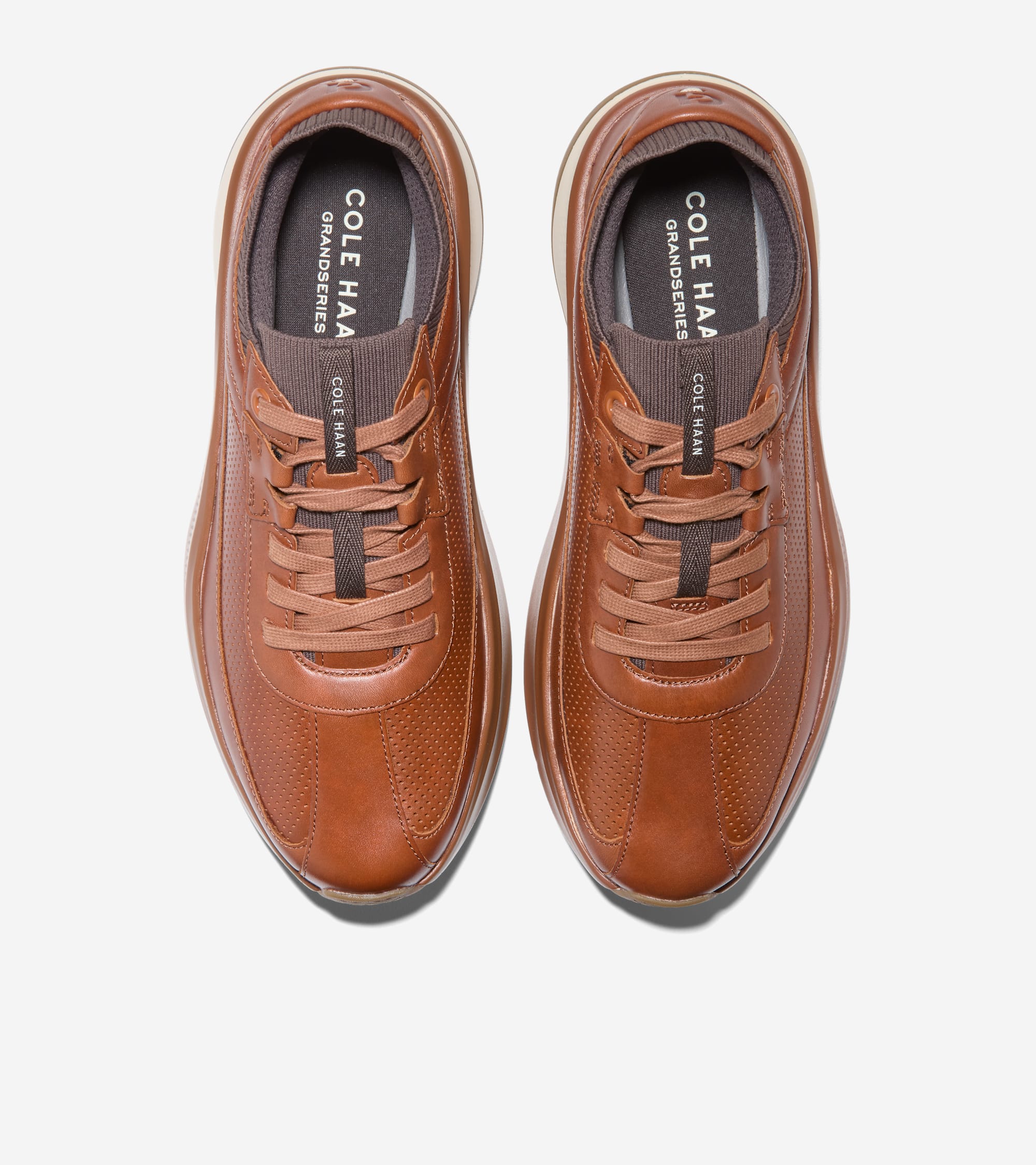 Men's GrandPrø All-Day Leather Running Shoes in Brown | Cole Haan