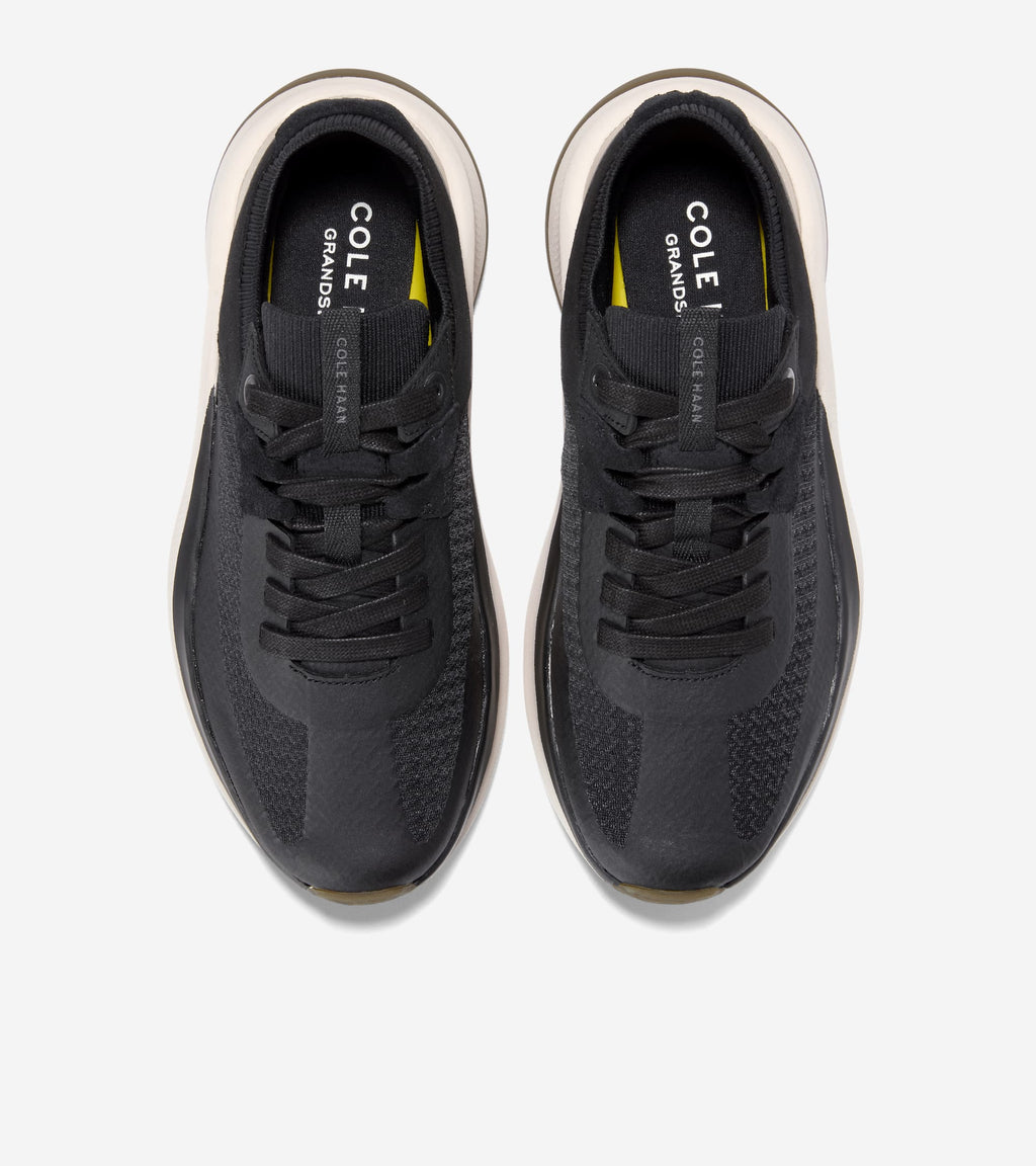 Women's GrandPrø All-Day Running Shoes-Black-Raven-Ivory