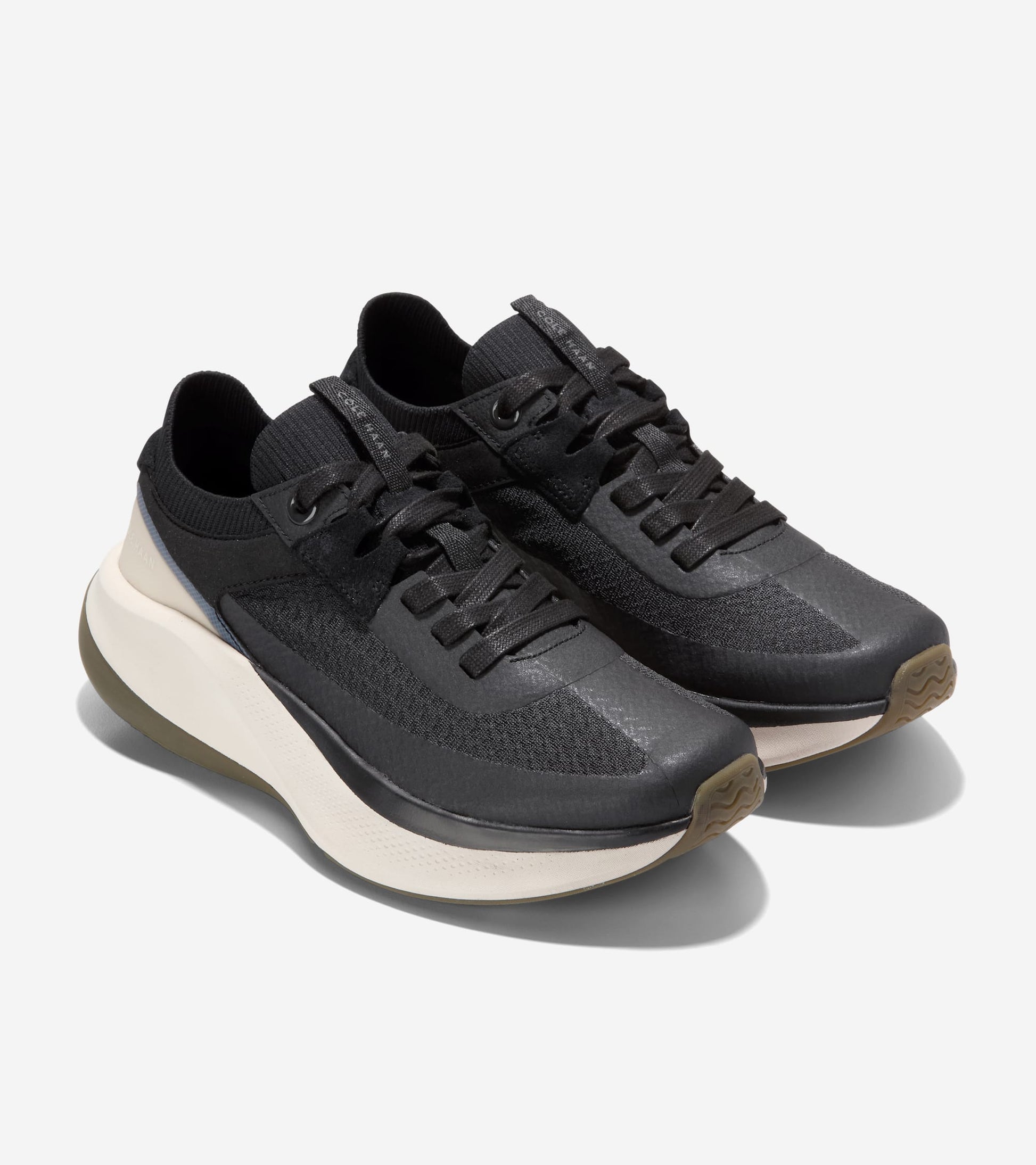Women's GrandPrø All-Day Running Shoes-Black-Raven-Ivory