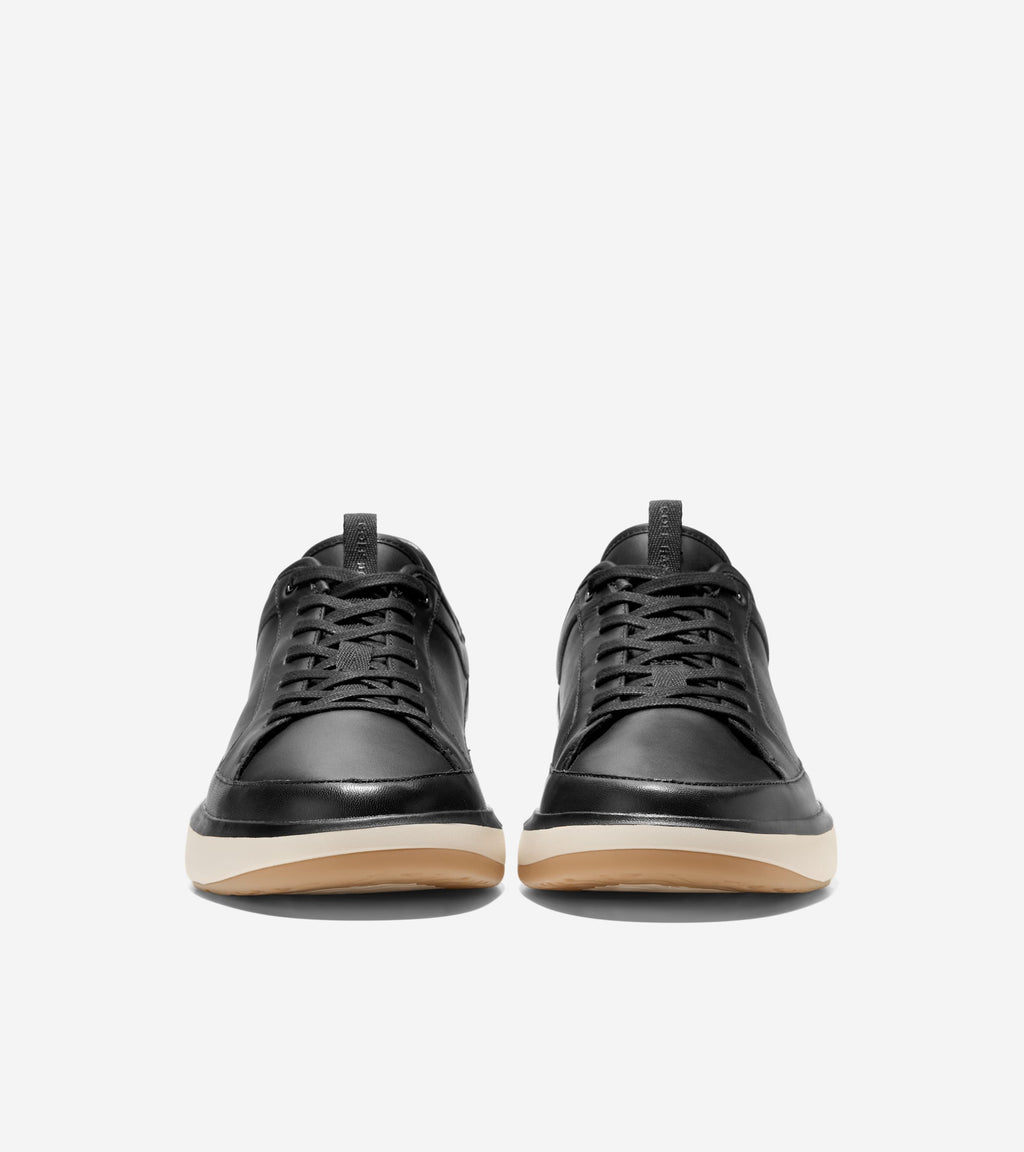 Men's GrandPrø All-Day Court Sneakers-Black-British Tan-Ivory