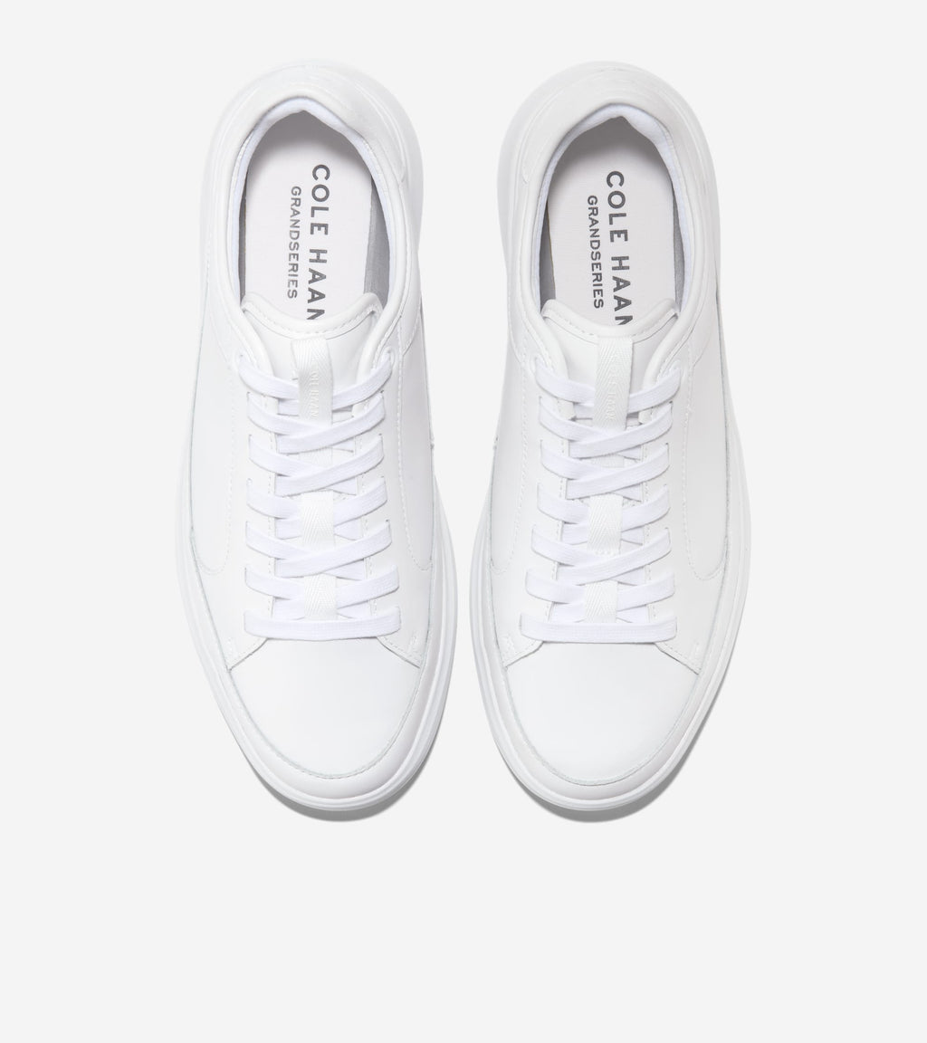 Men's GrandPrø All-Day Court Sneakers-Optic White