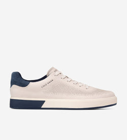 Men's GrandPrø Angleace Sneakers-Pumice Stone-Navy Blazer-Ivory