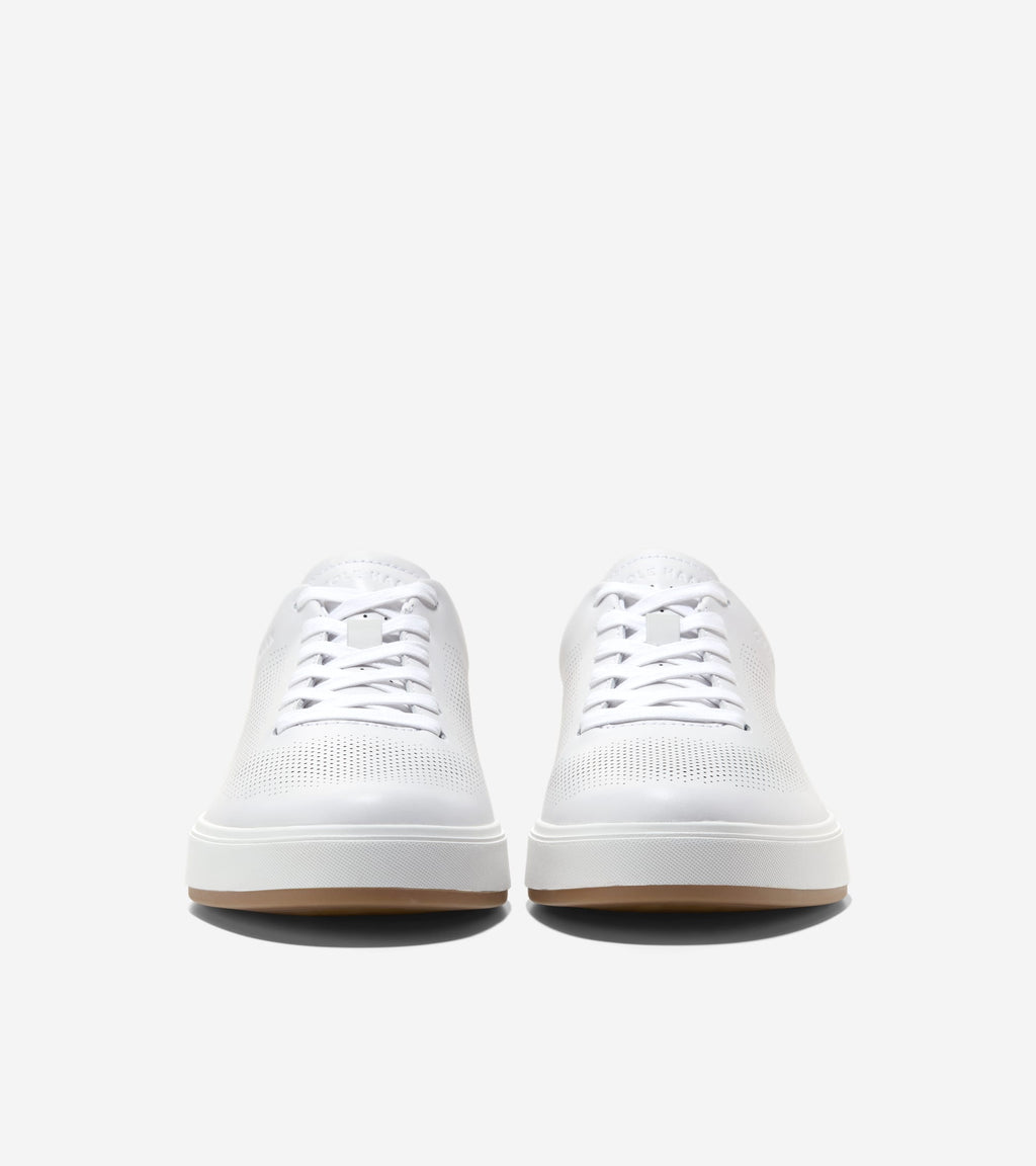 Men's GrandPrø Angleace Sneakers-Optic White-Silver Birch