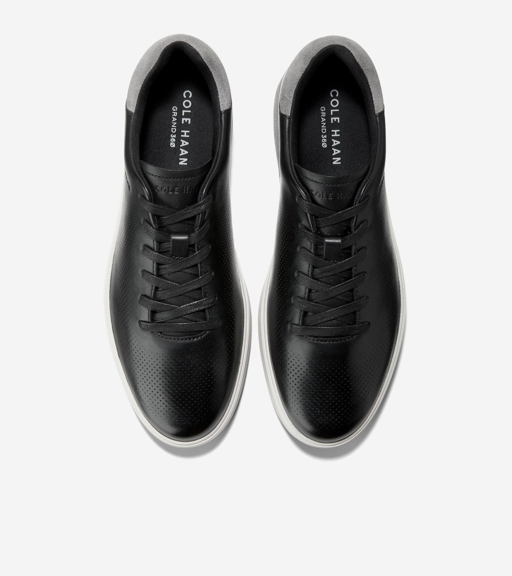 Men's GrandPrø Angleace Sneakers-Black-Sea Stone-Glacier Gray