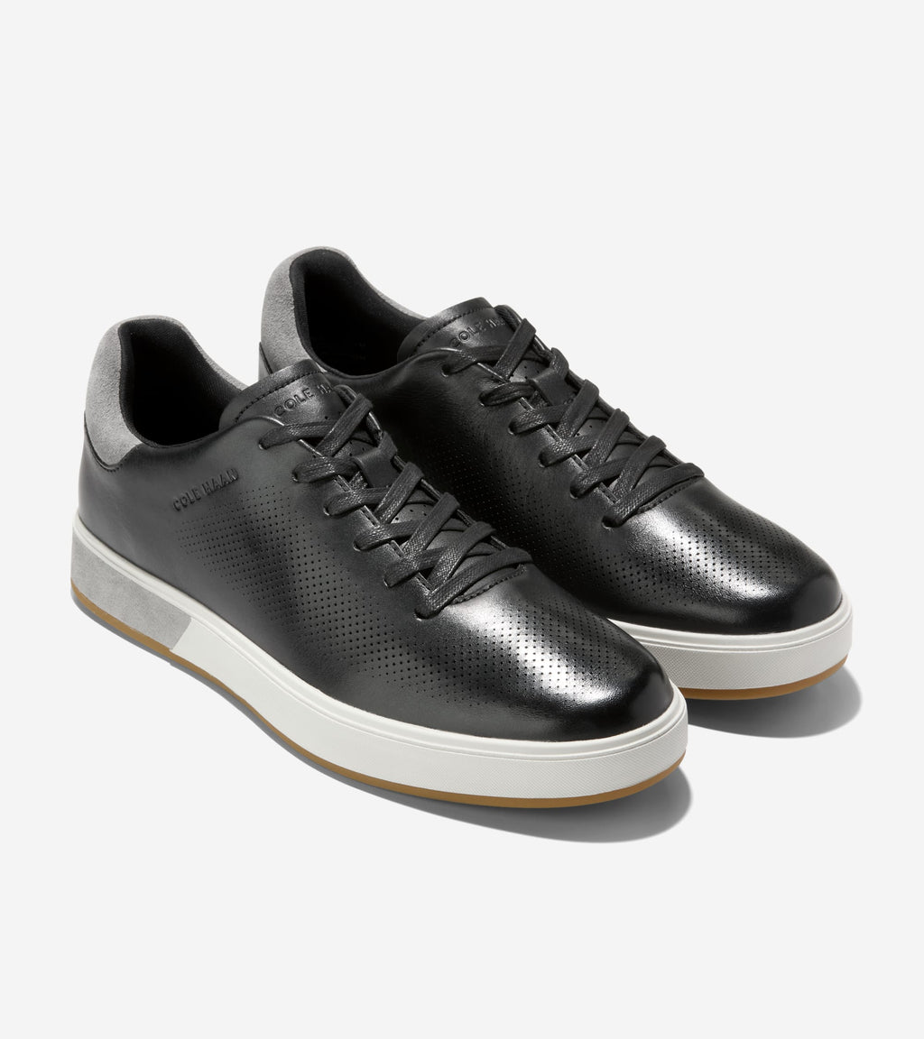 Men's GrandPrø Angleace Sneakers-Black-Sea Stone-Glacier Gray