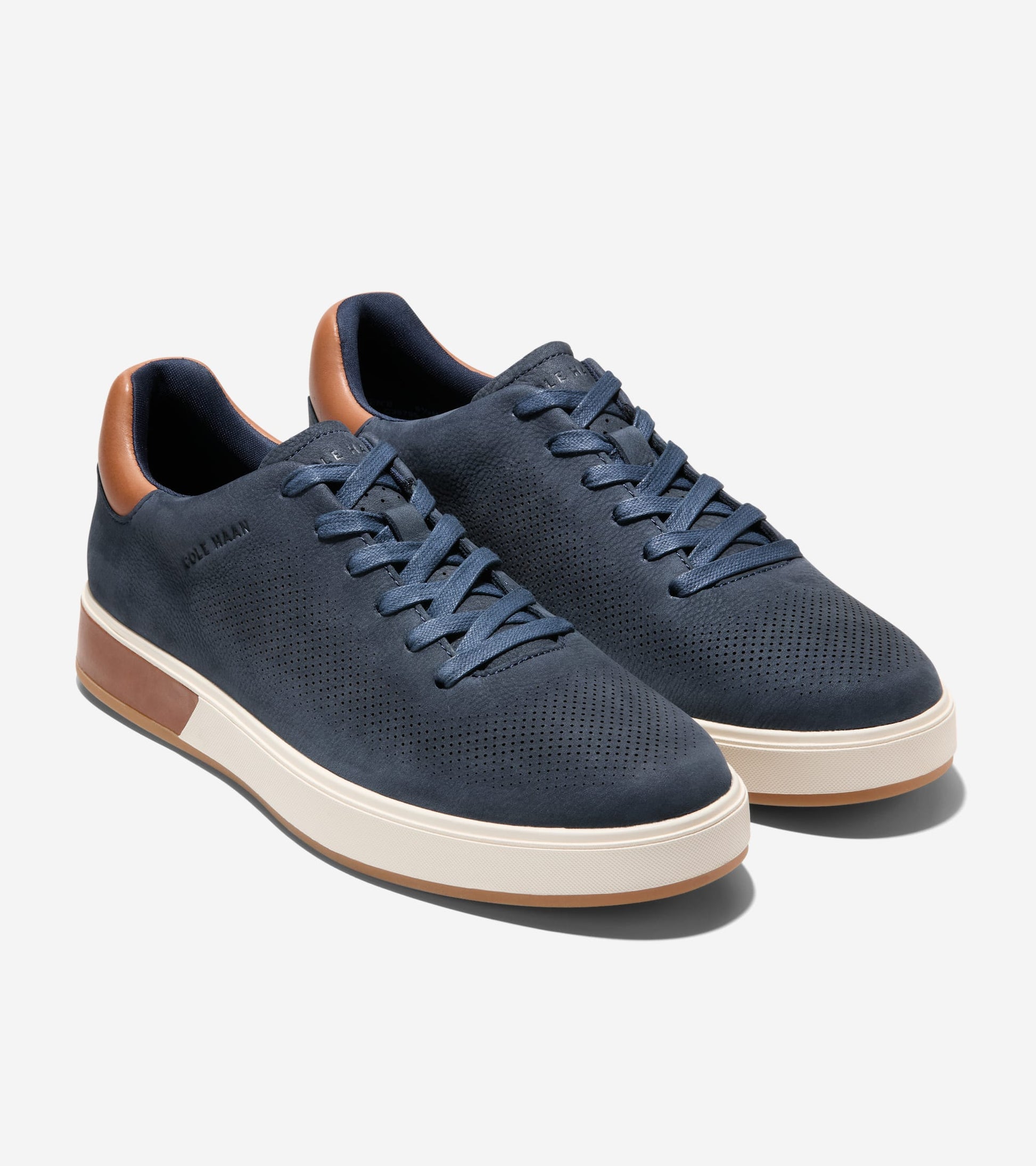 Men's GrandPrø Angleace Sneakers-Navy Blazer-British Tan-Gum