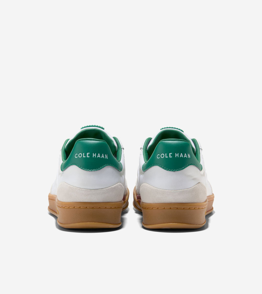 Men's GrandPrø Breakaway TXT Sneakers-White-Green Jacket-Gum