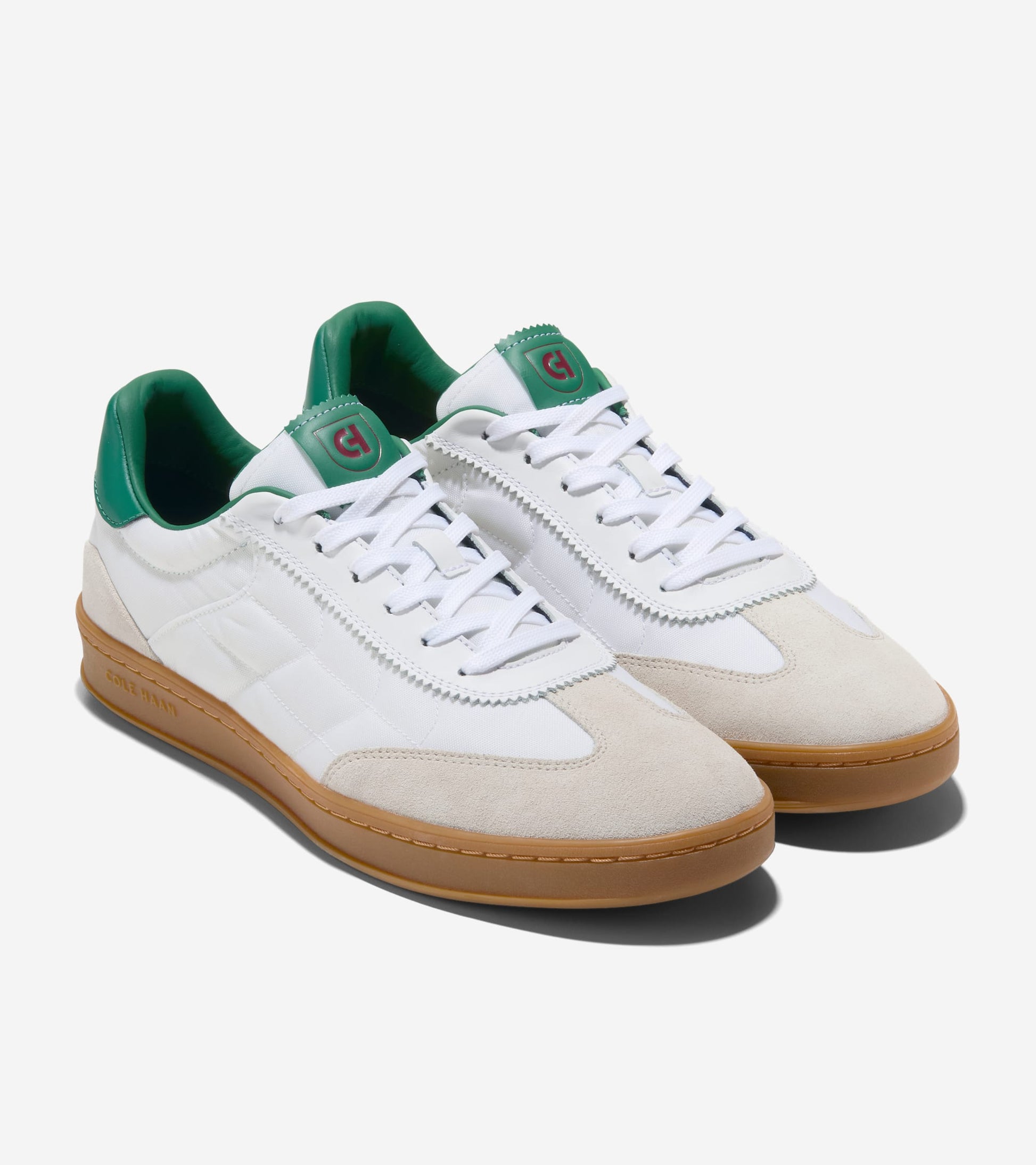 Men's GrandPrø Breakaway TXT Sneakers-White-Green Jacket-Gum