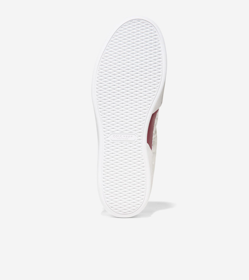 Men's GrandPrø Breakaway TXT Sneakers-White-Claret