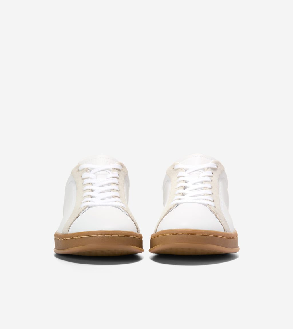 Women's GrandPrø Breakaway Lace-To-Toe Sneakers-White-Silver Birch-Salsa