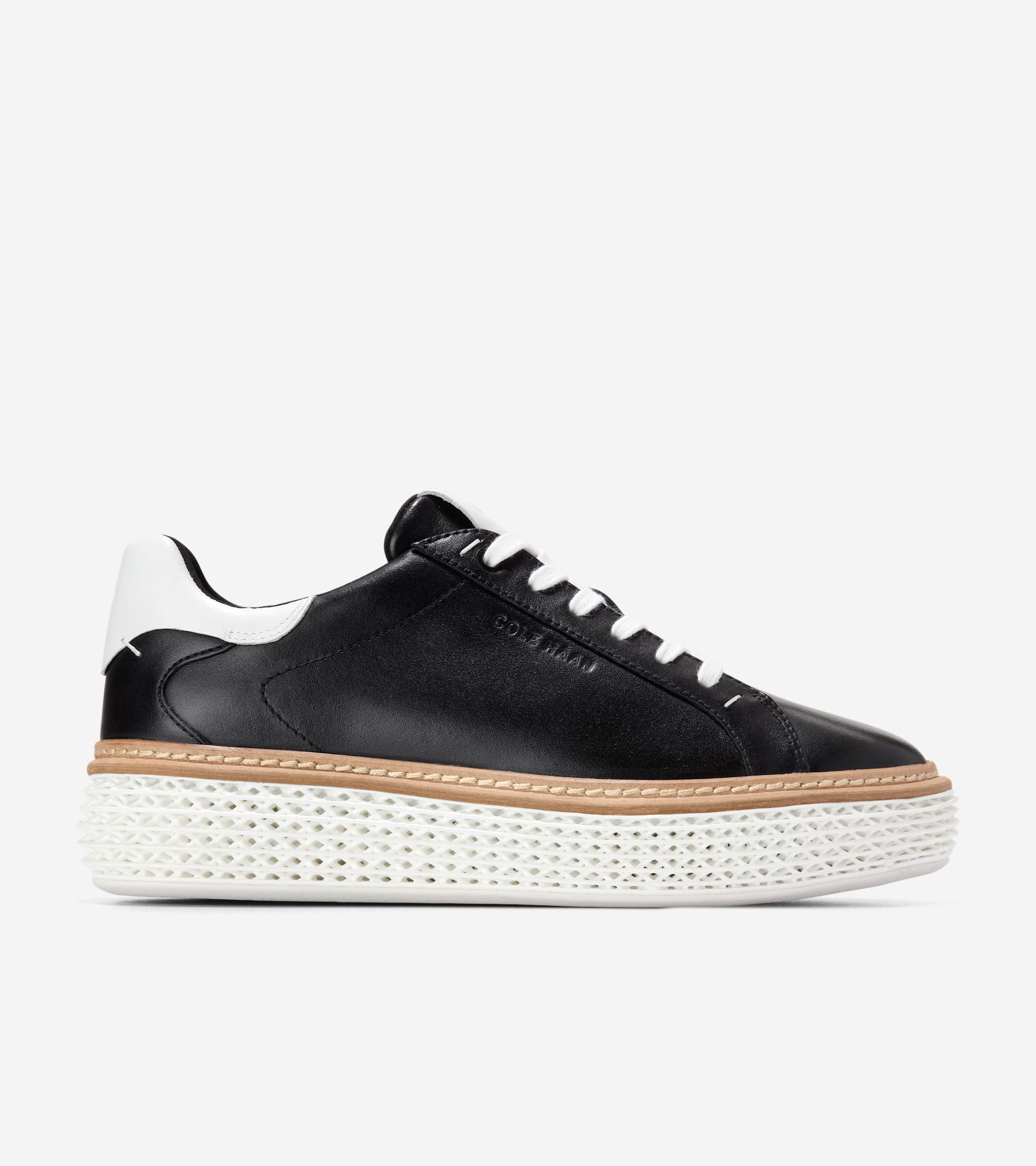Women's GrandPrø Court SkyWeave™ Sneakers in Black | Cole Haan