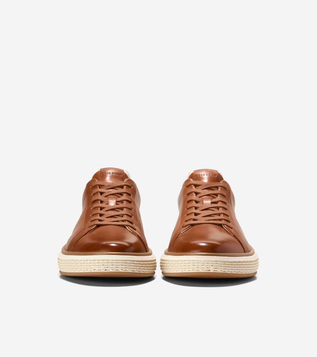 Men's GrandPrø Court SkyWeave™ Sneakers-British Tan-Chocolate-Ivory