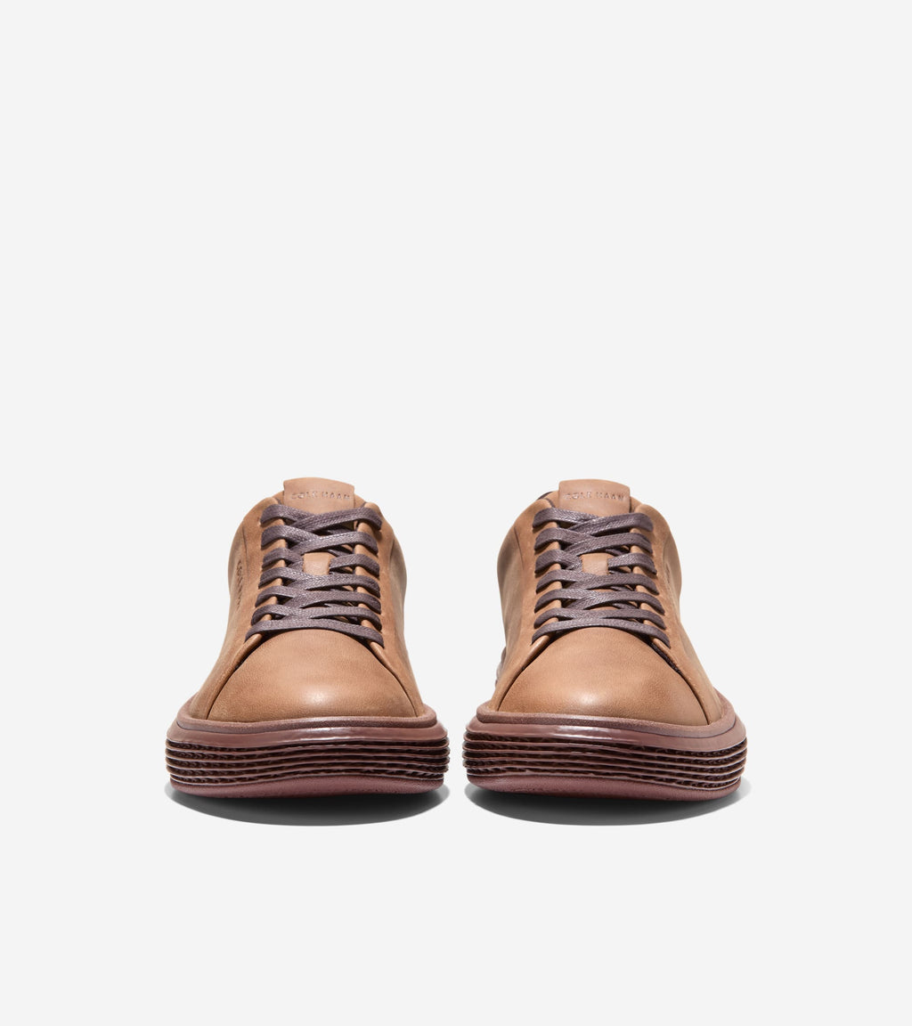 Men's GrandPrø SkyWeave™ Court Sneakers-Dark Chocolate-Spiced Brown