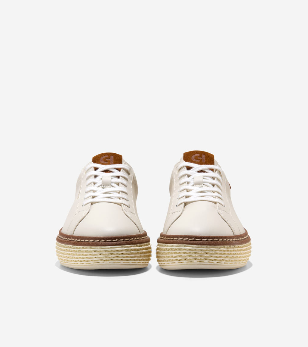 Women's GrandPrø SkyWeave™ Court Sneakers-Ivory-Tobacco