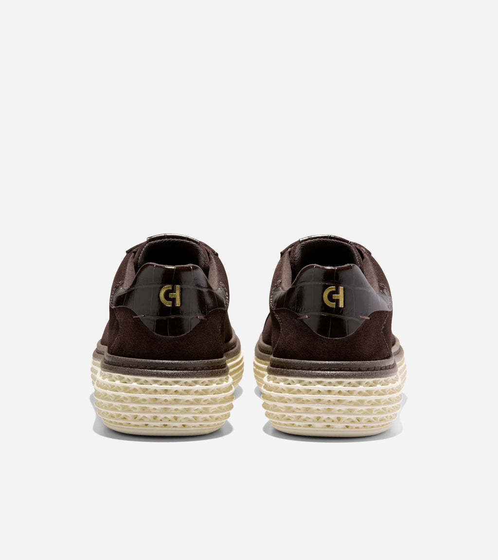 Women's GrandPrø Court SkyWeave™ Sneakers-Dark Chocolate Croc Print