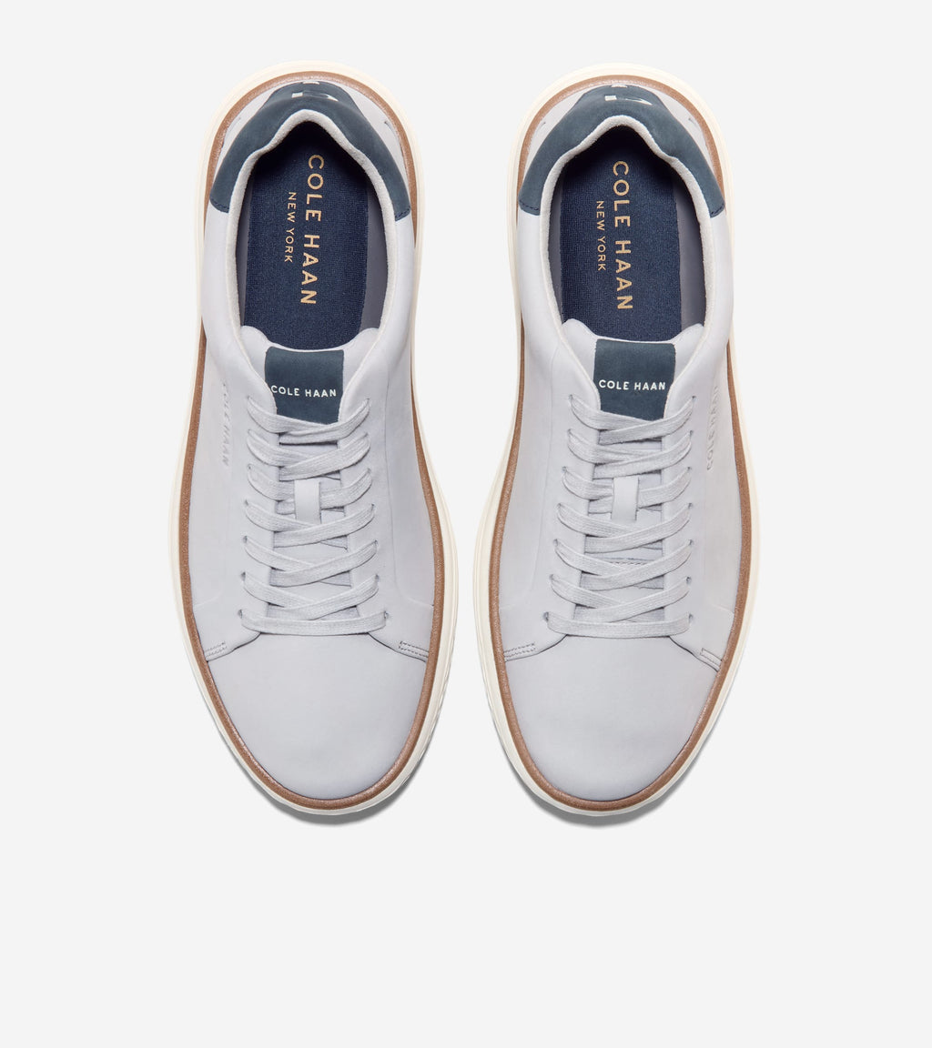 Men's GrandPrø Court SkyWeave™ Sneakers-Harbor Mist-Navy Blazer-Ivory
