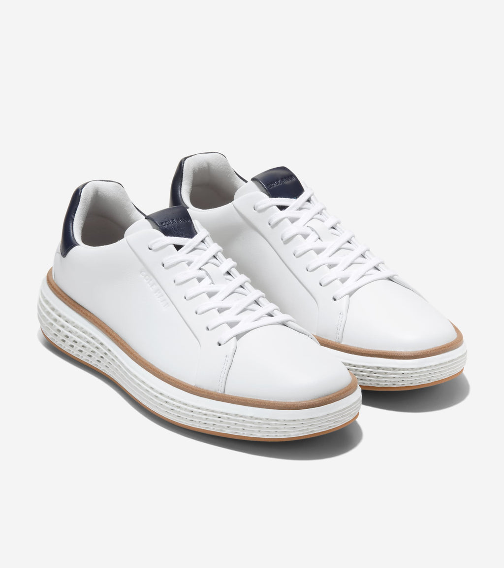 Men's GrandPrø Court SkyWeave™ Sneakers-Optic White-Midnight Moon