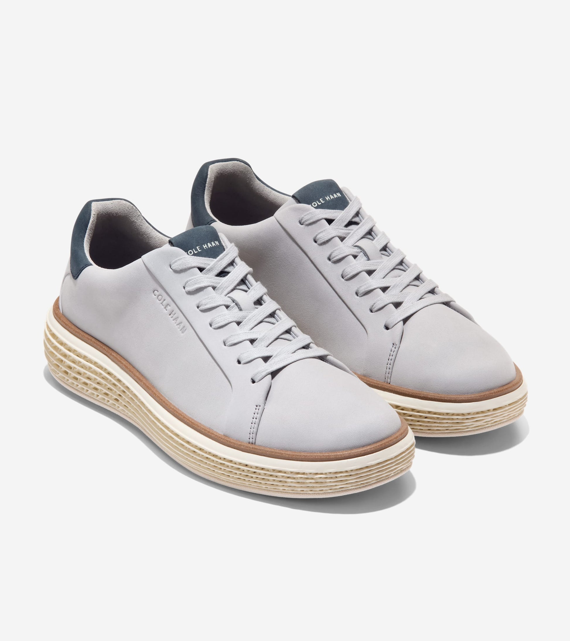 Men's GrandPrø Court SkyWeave™ Sneakers-Harbor Mist-Navy Blazer-Ivory