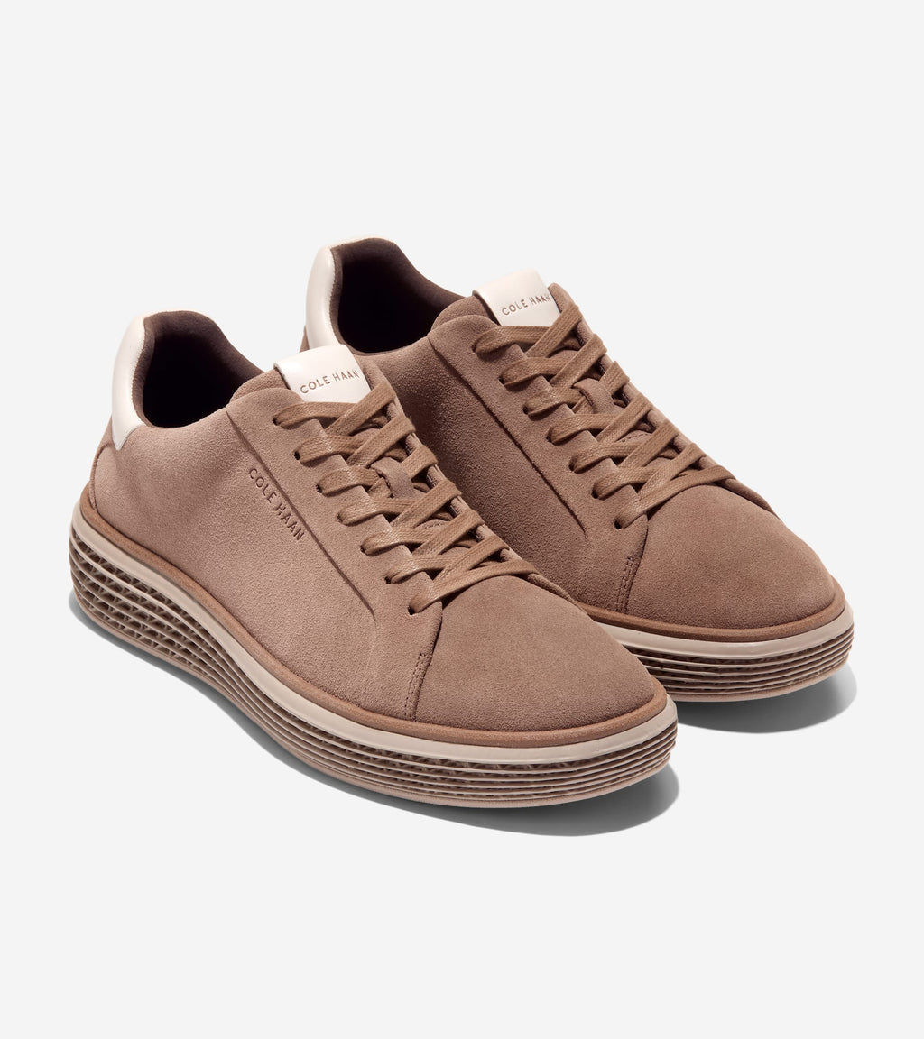 Men's GrandPrø Court SkyWeave™ Sneakers-Light Whiskey-Ivory-Oxford Tan