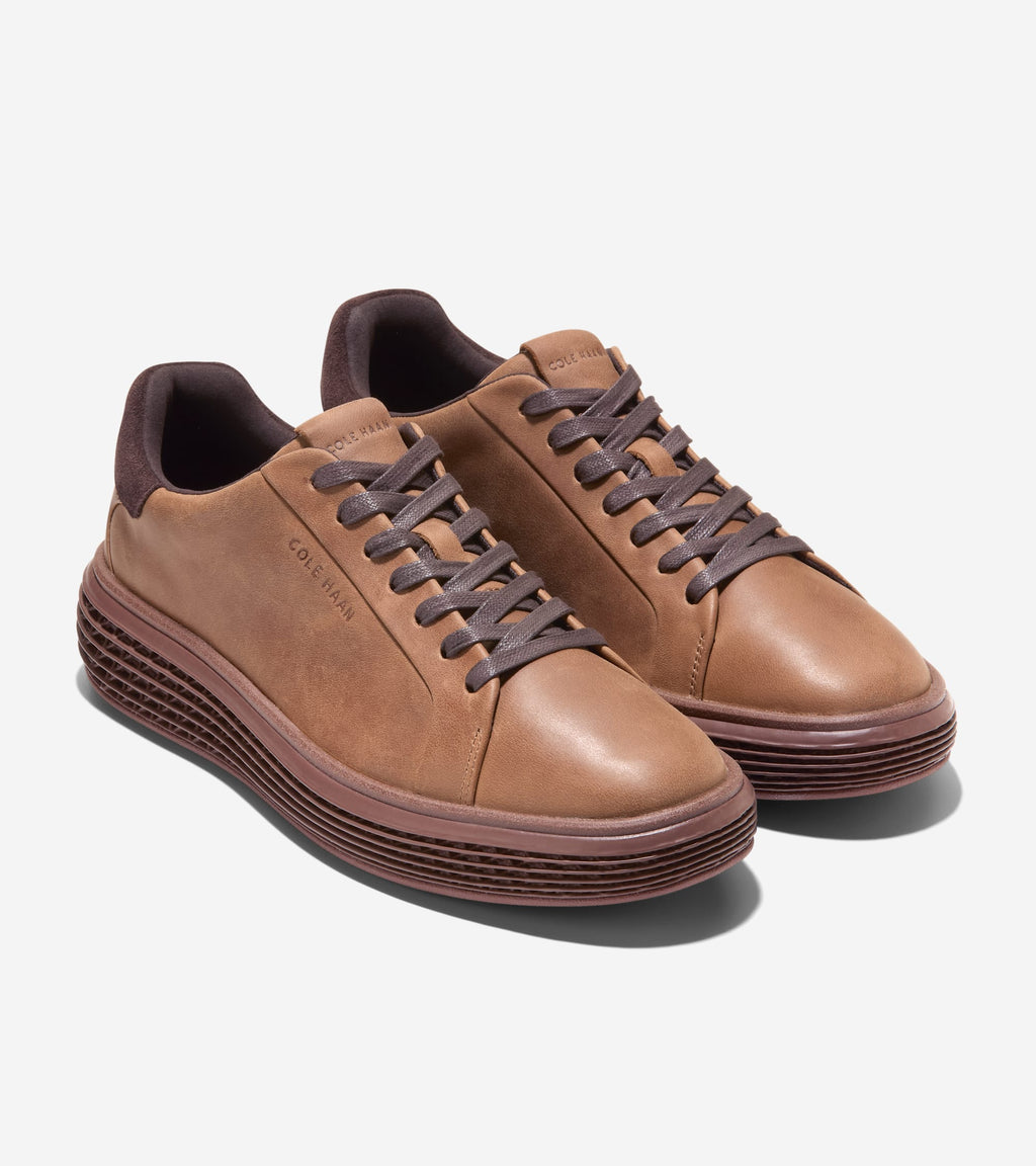 Men's GrandPrø SkyWeave™ Court Sneakers-Dark Chocolate-Spiced Brown