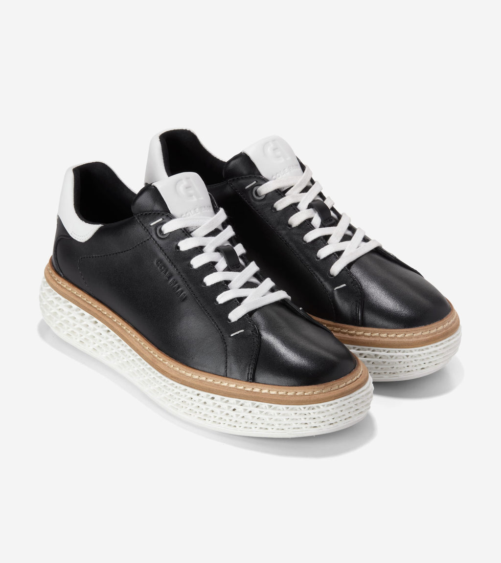 Women's GrandPrø Court SkyWeave™ Sneakers-Black-White
