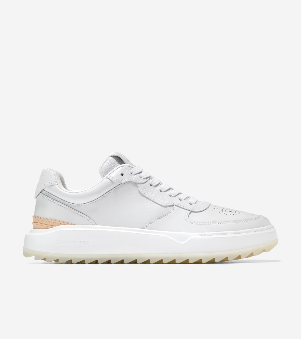 Men's GrandPrø Crossover Waterproof Golf Shoes-Optic White
