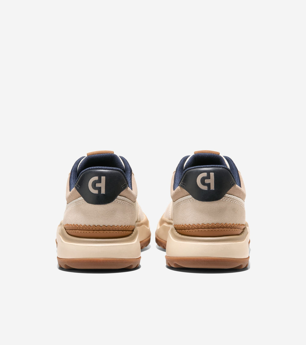 Men's GrandPrø Crossover Golf Shoes-Ivory-Oxford Tan-Angora