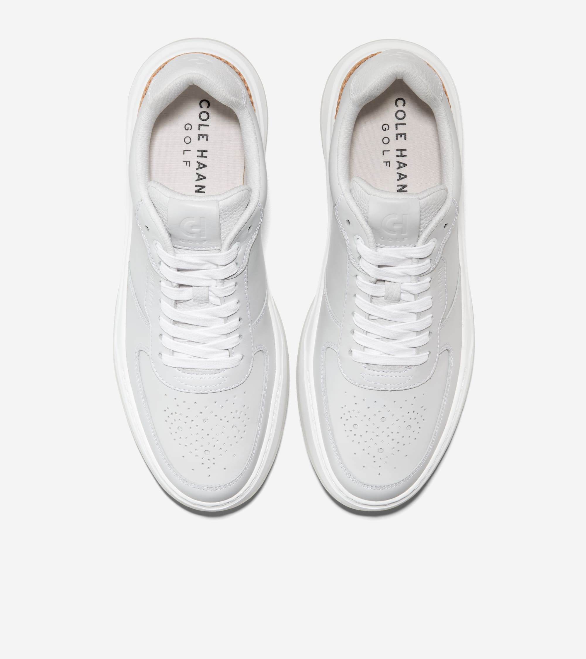 Men's GrandPrø Crossover Waterproof Golf Shoes in White | Cole Haan
