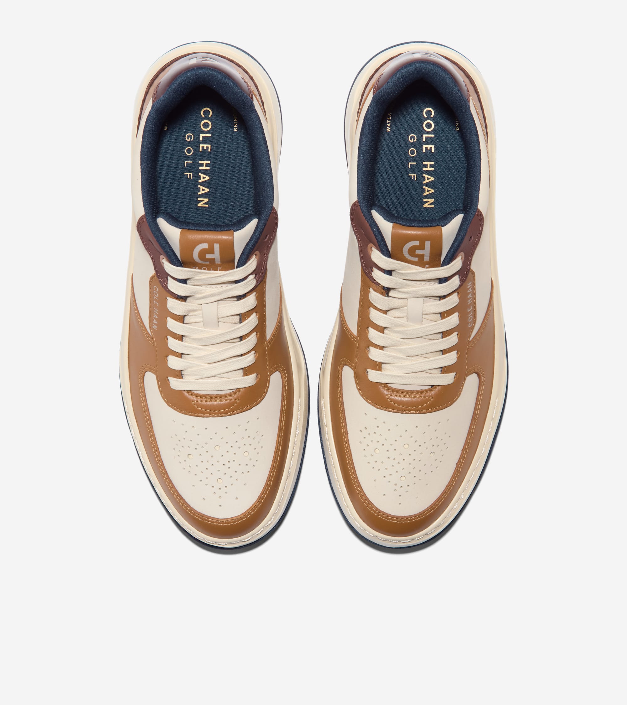 Men's GrandPrø Crossover Golf Shoes in Beige | Cole Haan