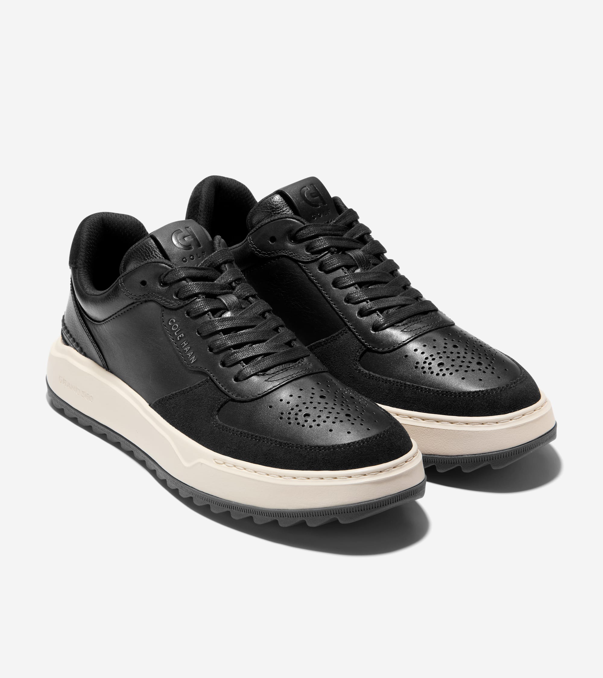 Men's GrandPrø Crossover Waterproof Golf Shoes in Black | Cole Haan
