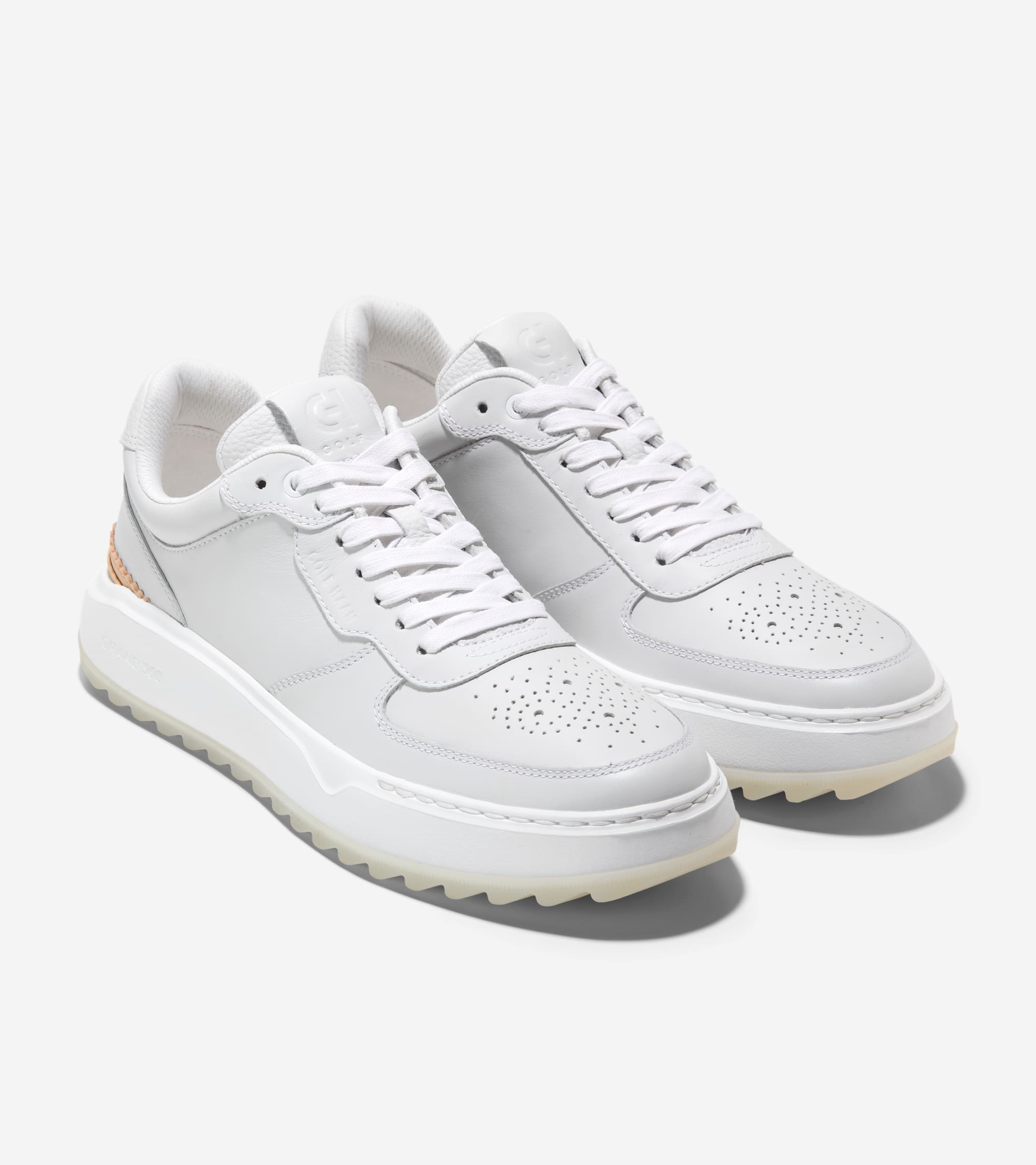 Men's GrandPrø Crossover Waterproof Golf Shoes in White | Cole Haan
