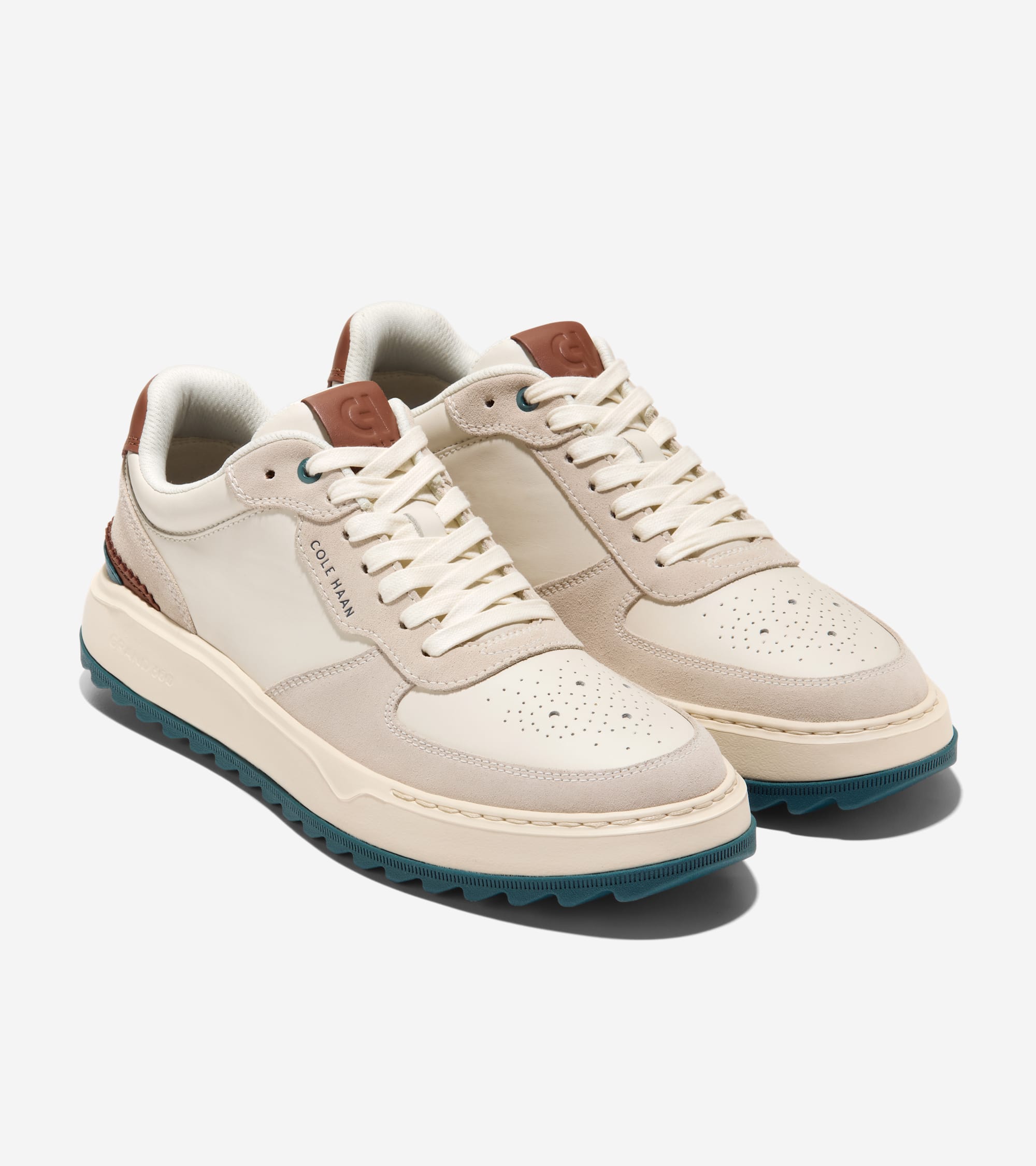 Men's GrandPrø Crossover Waterproof Golf Shoes in White | Cole Haan