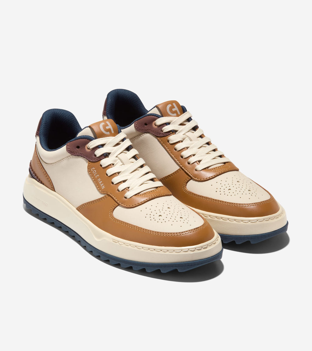 Men's GrandPrø Crossover Golf Shoes-Angora-Golden Honey-Ivory