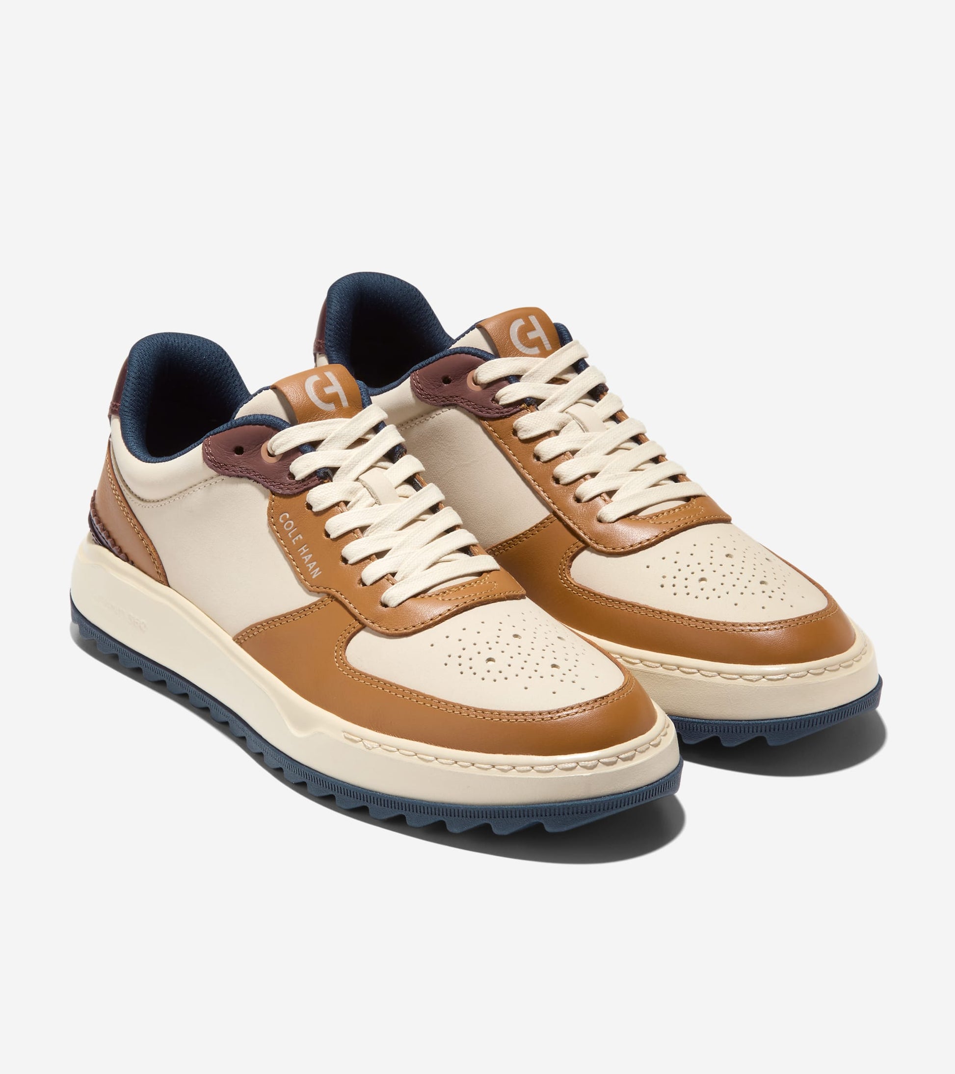 Men's GrandPrø Crossover Golf Shoes-Angora-Golden Honey-Ivory