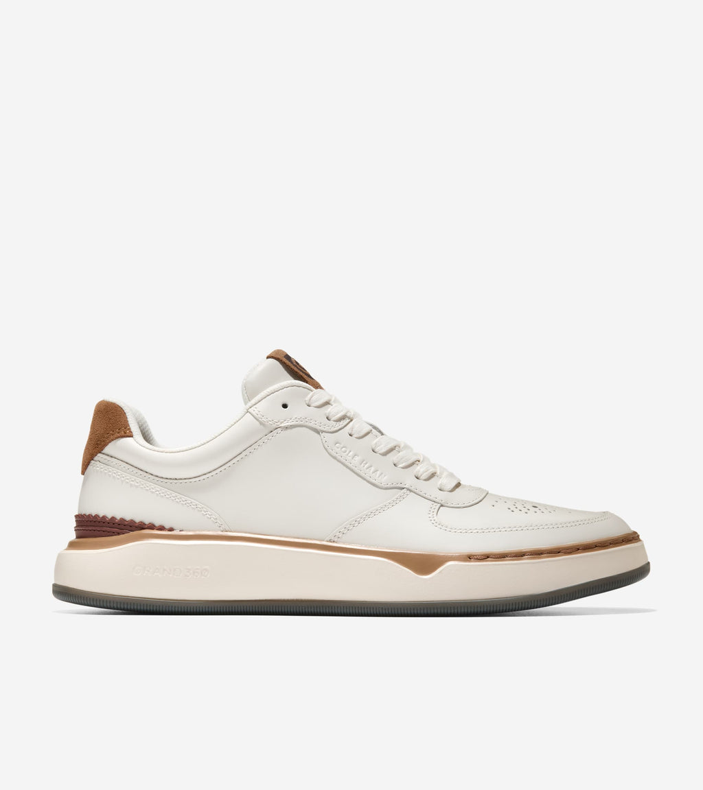 Men's GrandPrø Crossover Sneakers-Ivory-Hickory-Golden Toffee