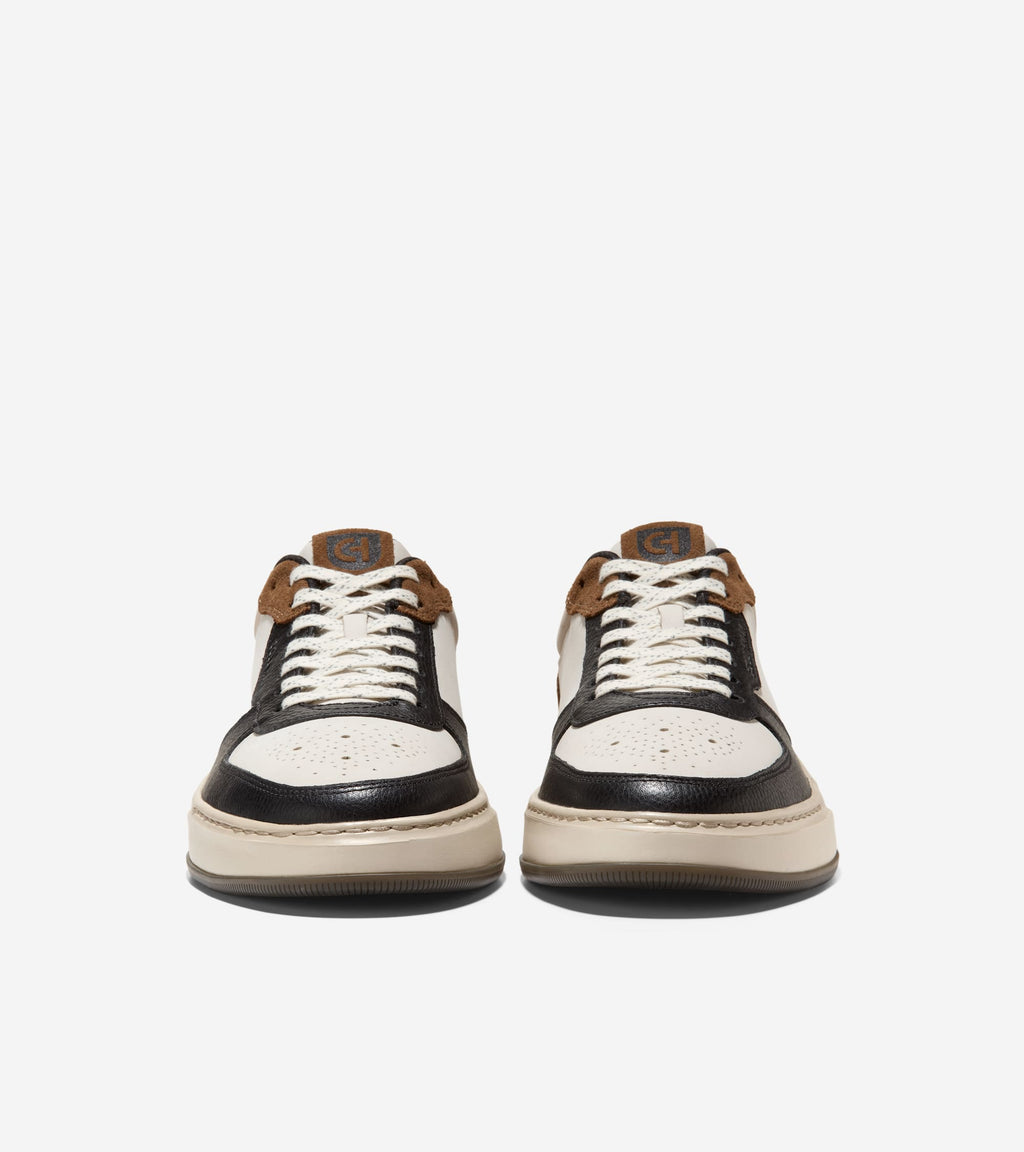 Men's GrandPrø Crossover Sneakers-Ivory-Spiced Brown-Nicotine