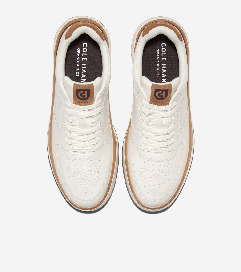 Men's GrandPrø Crossover Sneakers-Ivory-Hickory-Golden Toffee