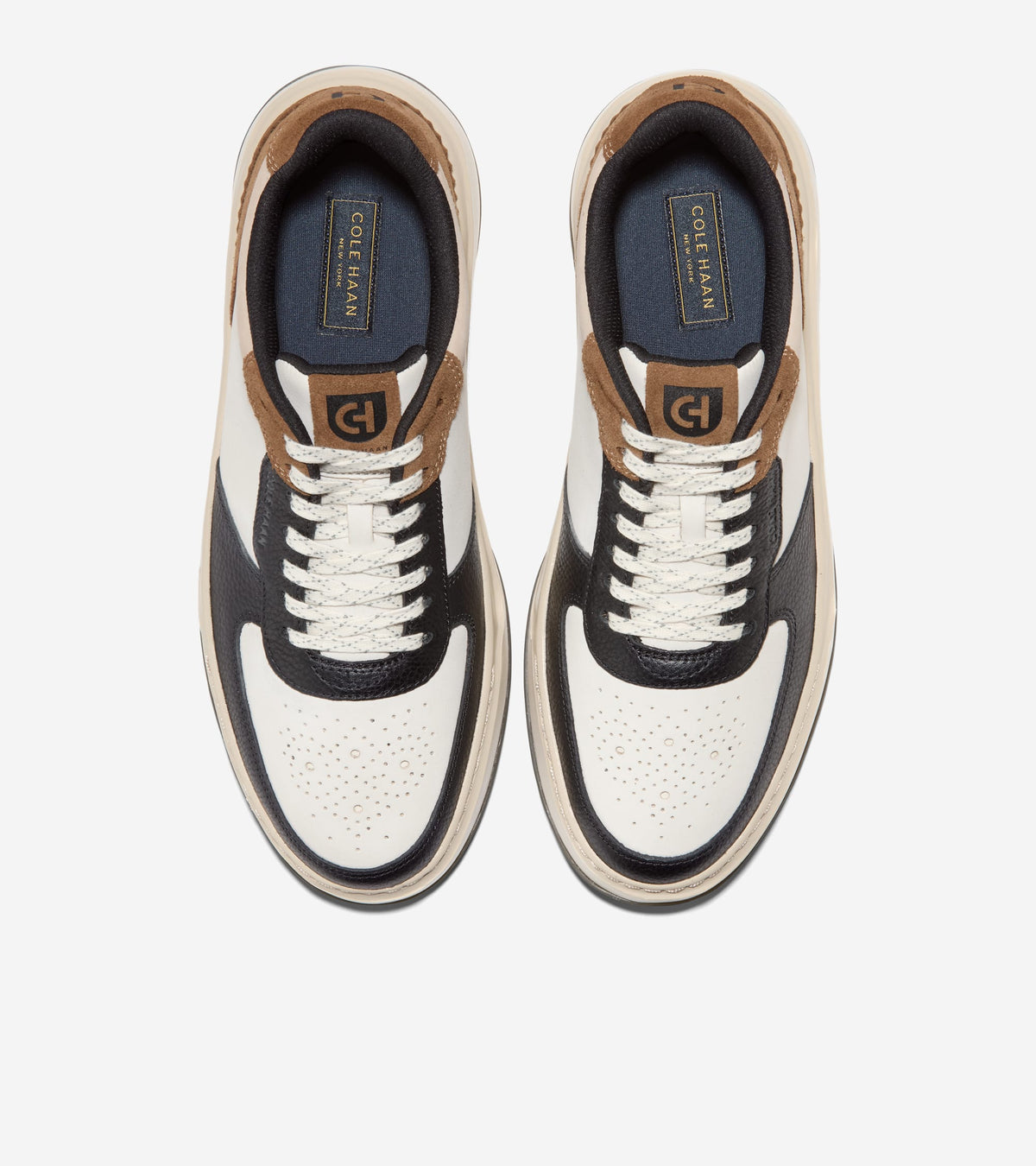 Men's GrandPrø Crossover Sneakers-Ivory-Spiced Brown-Nicotine