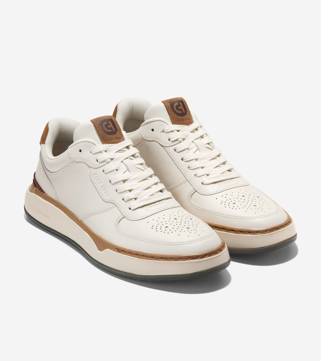Men's GrandPrø Crossover Sneakers-Ivory-Hickory-Golden Toffee