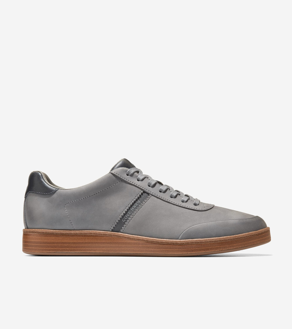 Men's GrandPrø FlexCraft™ Sneakers-Steel Gray-Gray Pinstripe