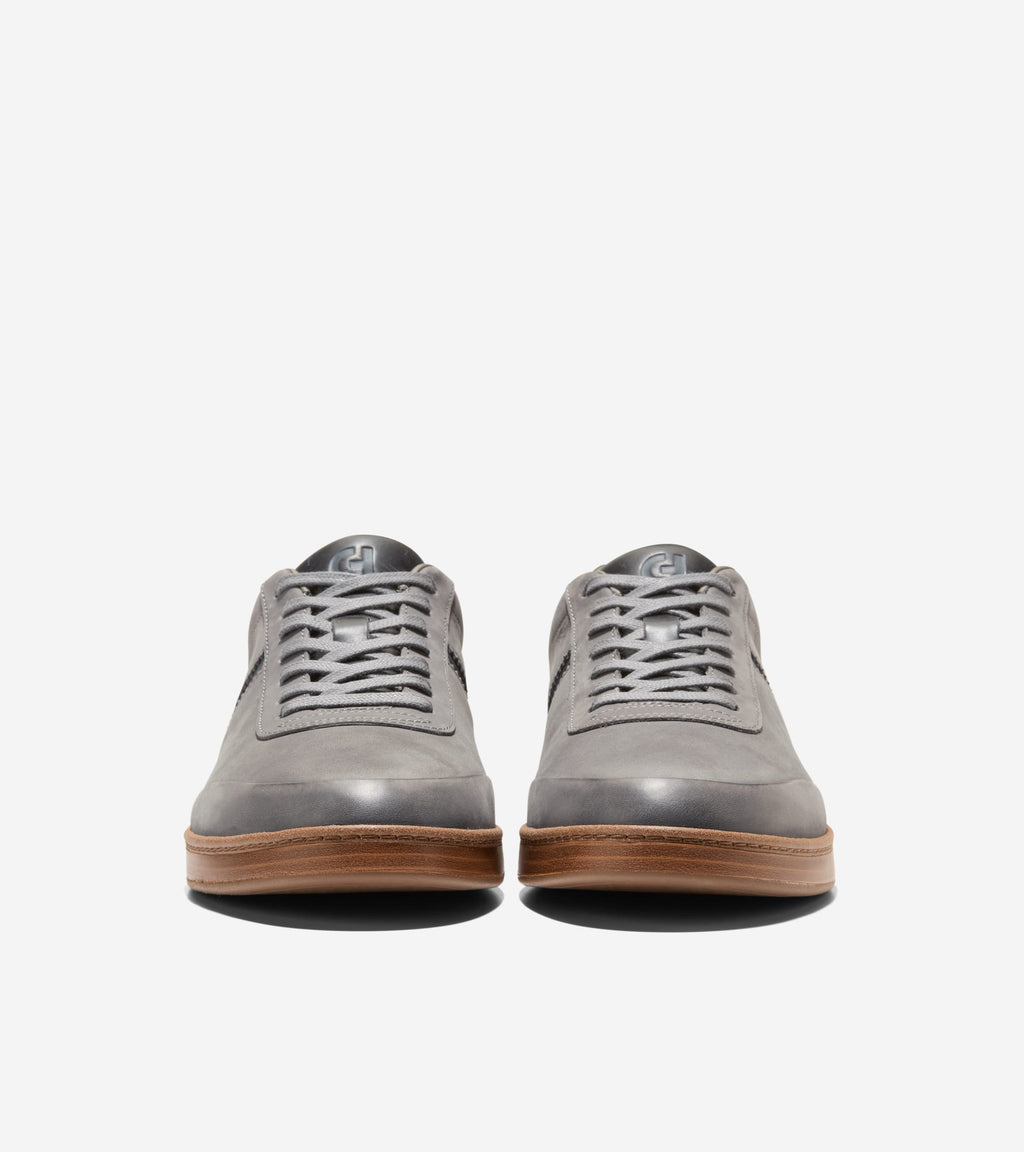 Men's GrandPrø FlexCraft™ Sneakers-Steel Gray-Gray Pinstripe