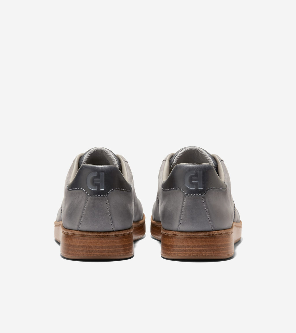Men's GrandPrø FlexCraft™ Sneakers-Steel Gray-Gray Pinstripe