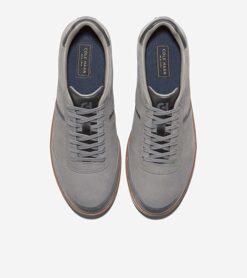 Men's GrandPrø FlexCraft™ Sneakers-Steel Gray-Gray Pinstripe