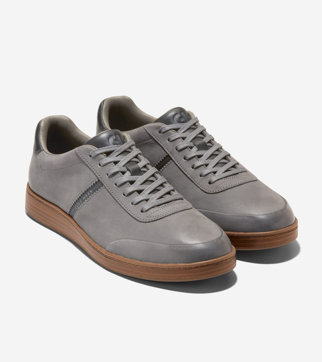 Men's GrandPrø FlexCraft™ Sneakers-Steel Gray-Gray Pinstripe