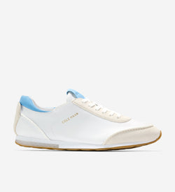 Women's GrandPrø Energyweave Running Shoes-White-Silver Birch-Azure Blue