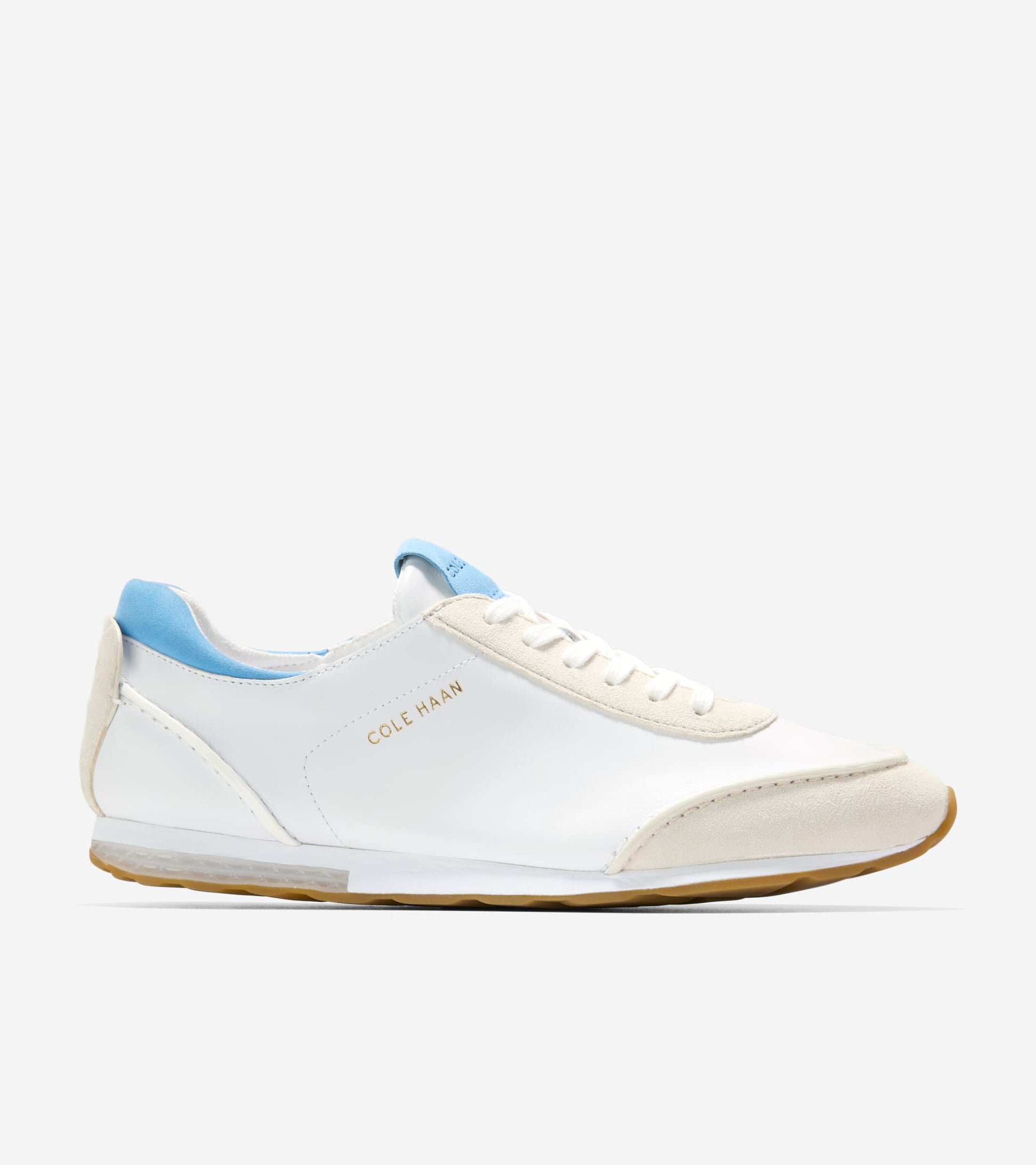 Women's GrandPrø Energyweave Running Shoes-White-Silver Birch-Azure Blue