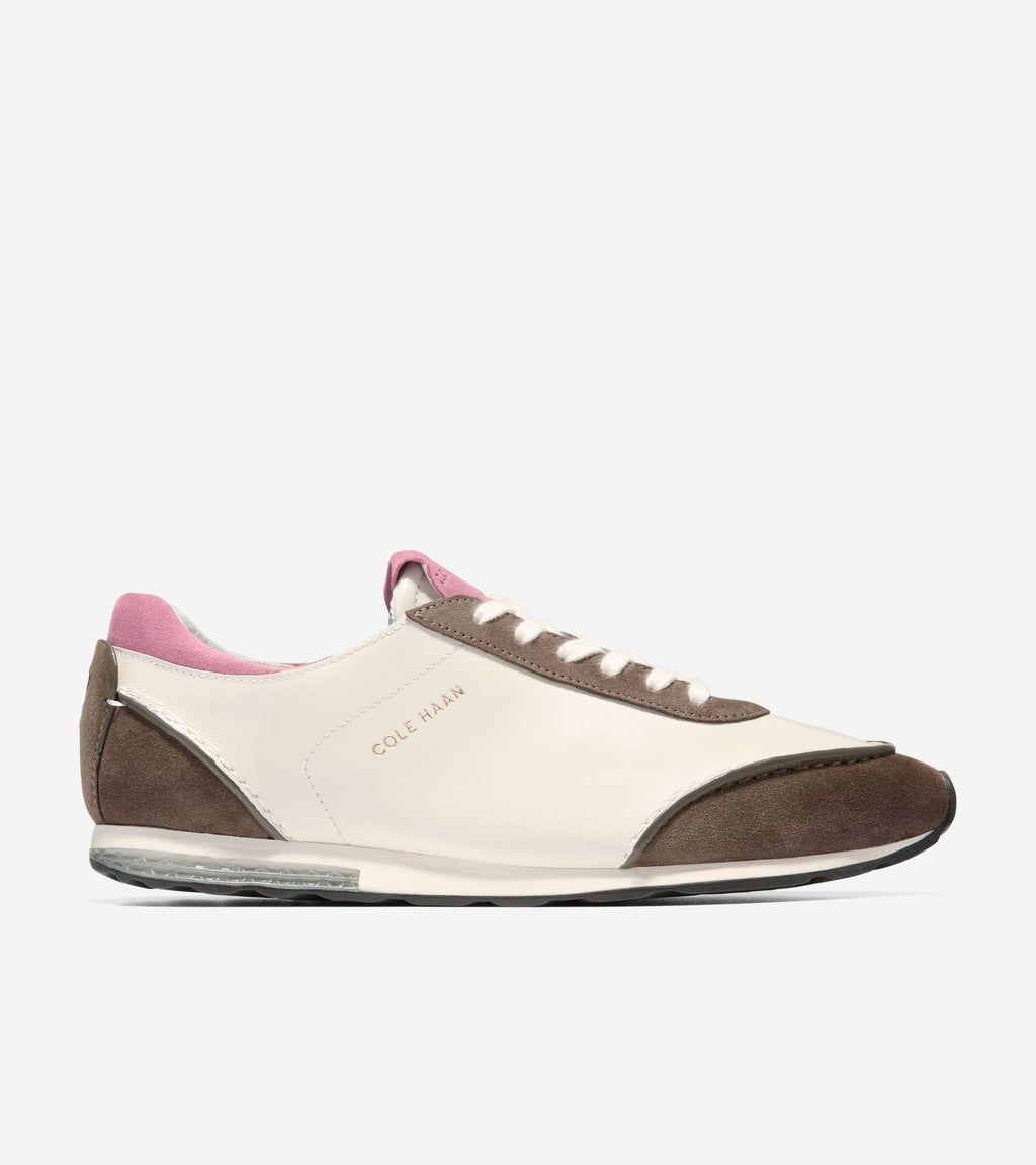 Women's GrandPrø Energyweave Low Profile Sneakers-Ivory-Deep Olive-Rose Wine