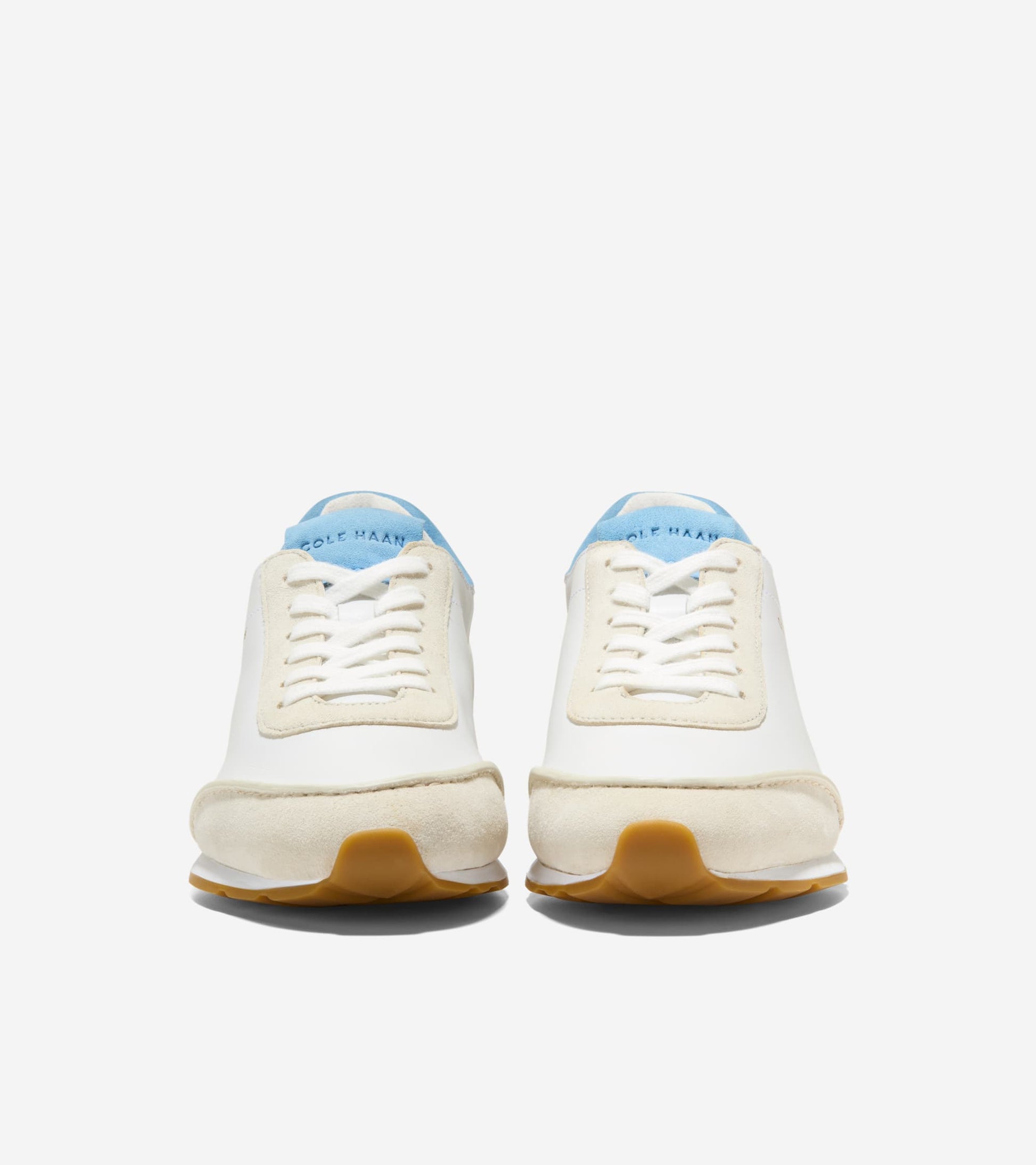 Women's GrandPrø Energyweave Running Shoes-White-Silver Birch-Azure Blue