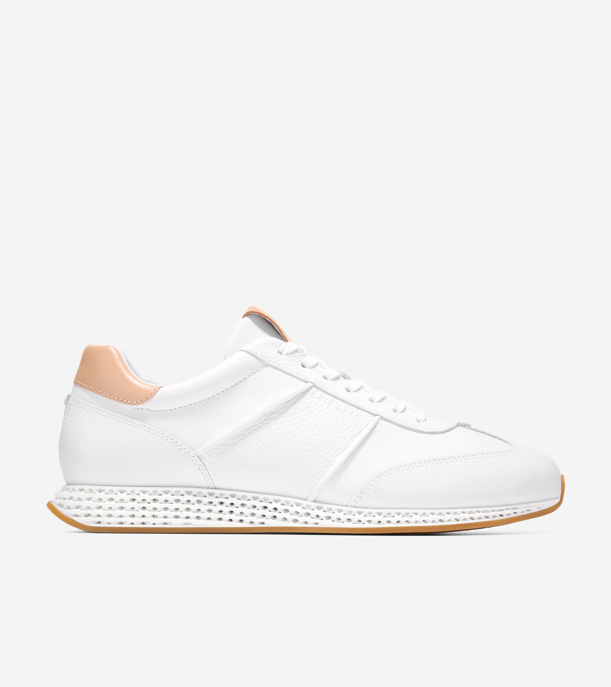 Men's GrandPrø SkyWeave™ Running Sneakers-Optic White-Natural Vachetta