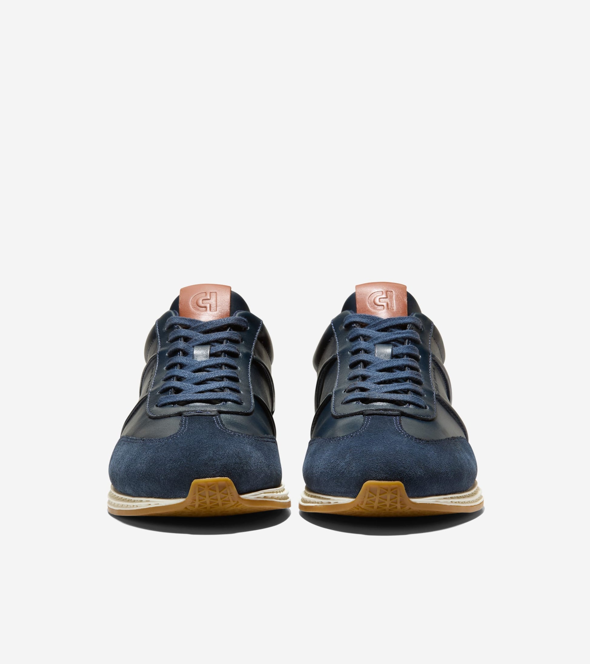Men's GrandPrø SkyWeave™ Running Sneakers-Navy Blazer-British Tan-Ivory